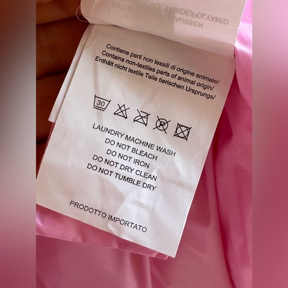 Montereggi Women's Down Jacket Pink Size 46It - Picture 12 of 13